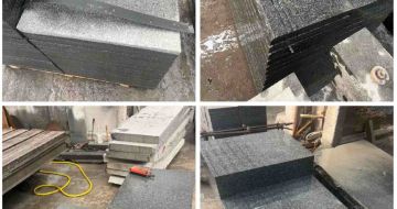 松原 芝麻黑地铺石材