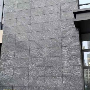 松原  夜里雪（乱纹）上墙效果