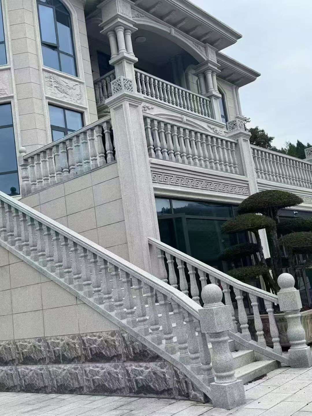 松原 芝麻白别墅，栏杆