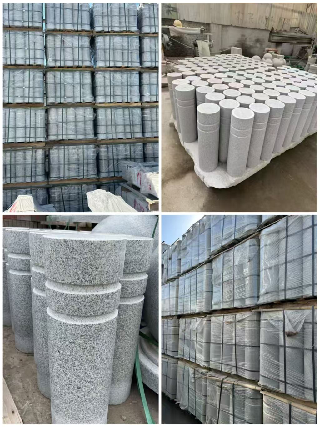 松原 芝麻白花岗岩挡车柱、隔离柱多少钱