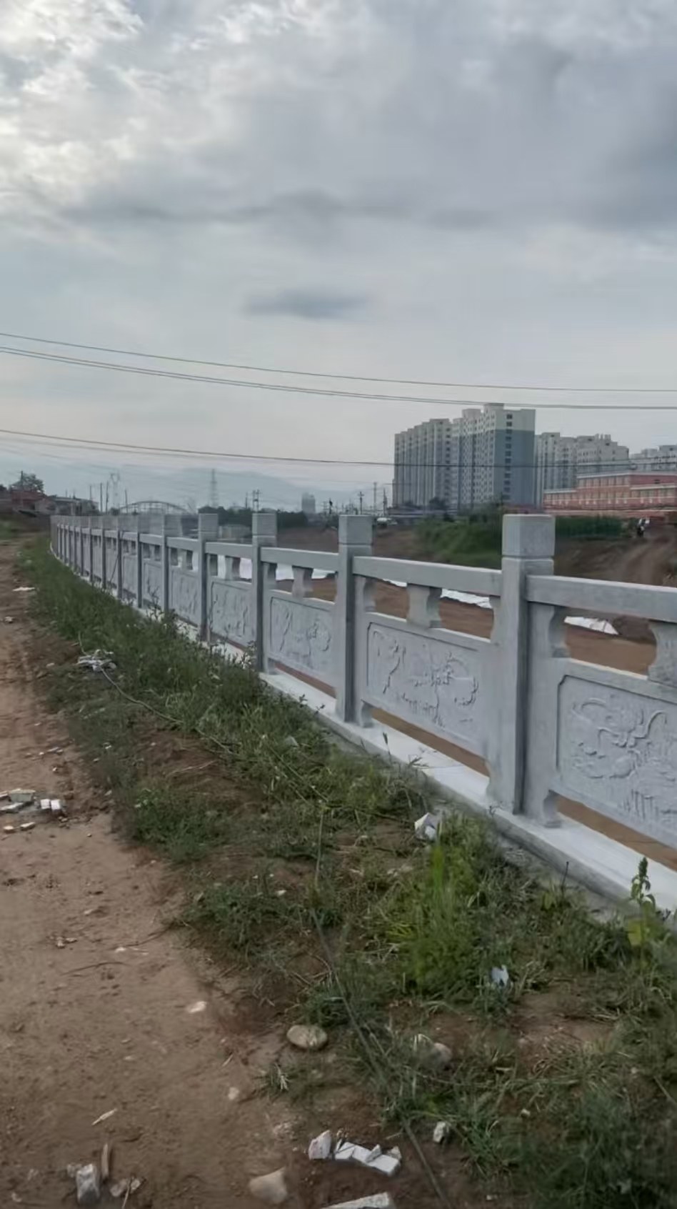 松原 石材河道栏杆