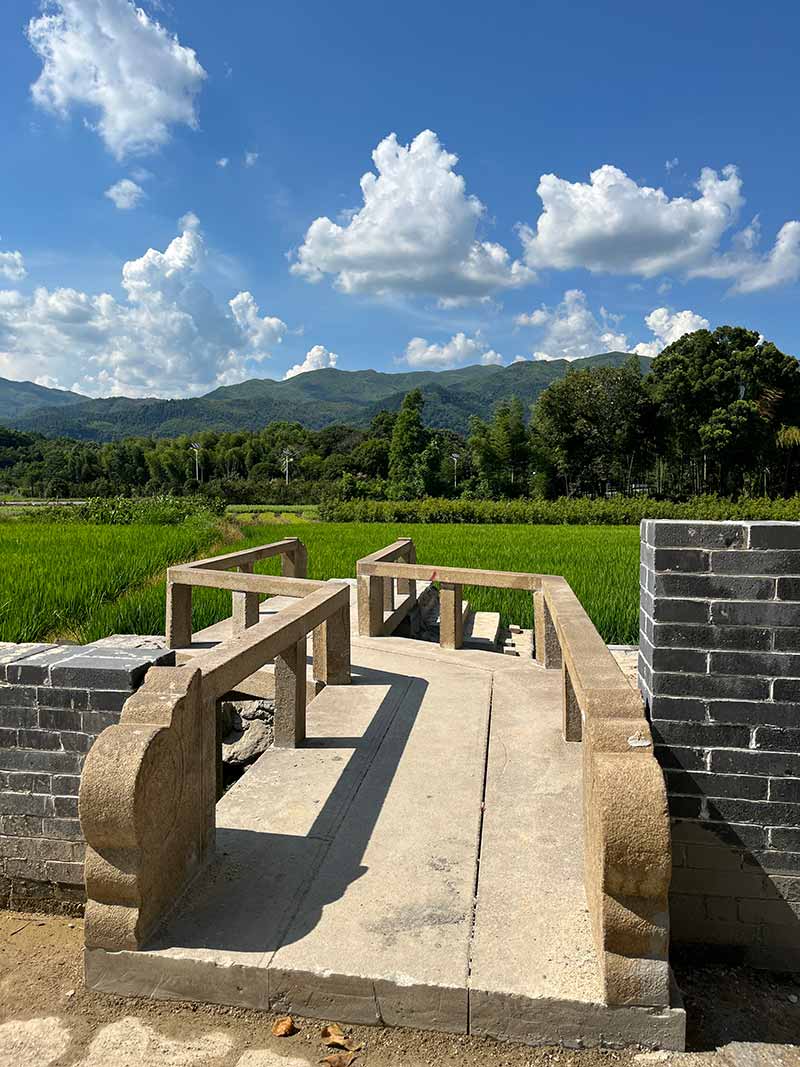 松原花岗岩仿古石材景区使用案例